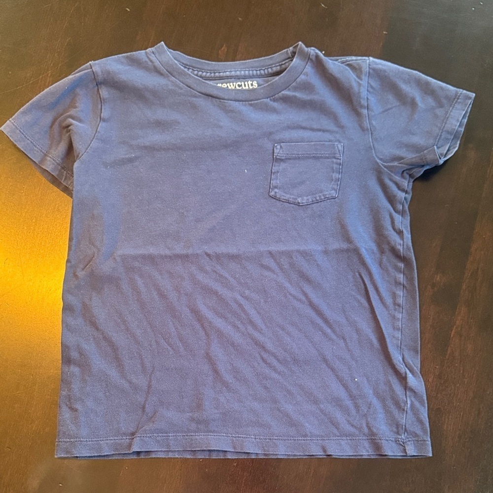 Crewcuts Blue Short Sleeve Tee with Pocket